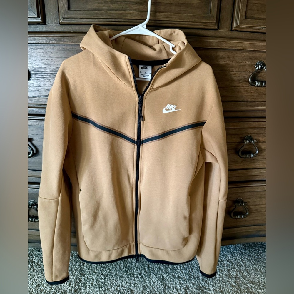 Nike Tan Full-Zip Hoodie